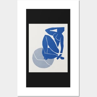 Blue nude Earth Henri Matisse abstract art Posters and Art